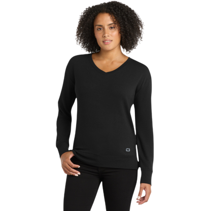OGIO® Women's Luuma Flex Long Sleeve V-Neck