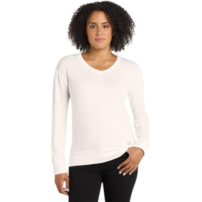 OGIO® Women's Luuma Flex Long Sleeve V-Neck