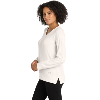 OGIO® Women's Luuma Flex Long Sleeve V-Neck