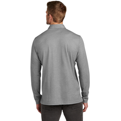 TravisMathew Oceanside Heather Long Sleeve Polo