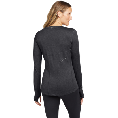 OGIO® Women's Long Sleeve Pulse Crew