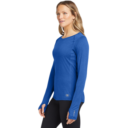 OGIO® Women's Long Sleeve Pulse Crew