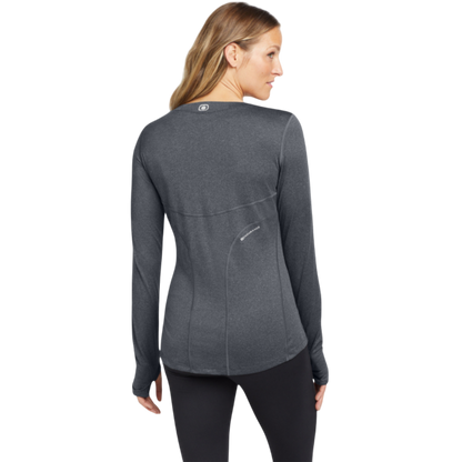 OGIO® Women's Long Sleeve Pulse Crew