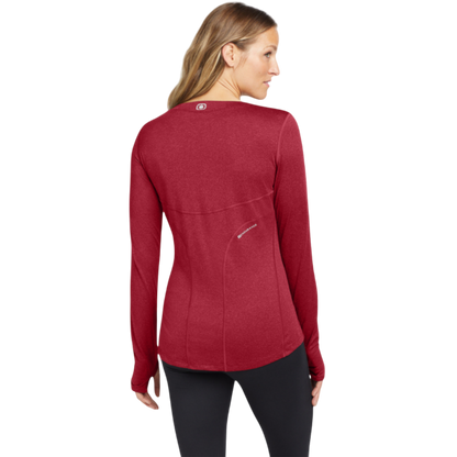 OGIO® Women's Long Sleeve Pulse Crew
