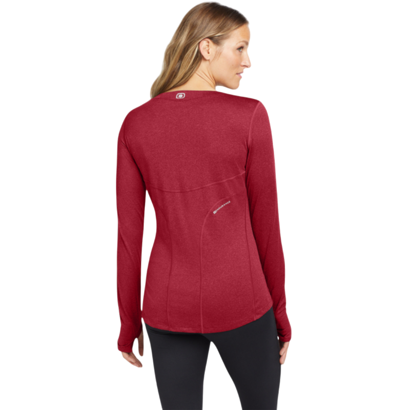 OGIO® Women's Long Sleeve Pulse Crew