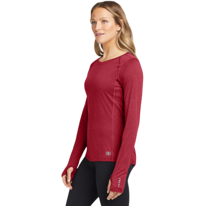 OGIO® Women's Long Sleeve Pulse Crew