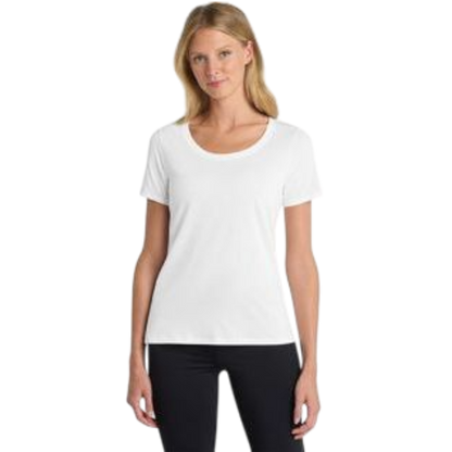 Nike Women's Dri-FIT Cotton/Poly Scoop Neck Tee