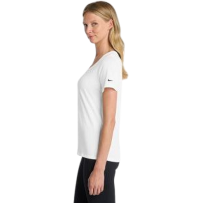 Nike Women's Dri-FIT Cotton/Poly Scoop Neck Tee