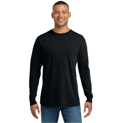 Comfort Colors ® Heavyweight Ring Spun Long Sleeve Pocket Tee