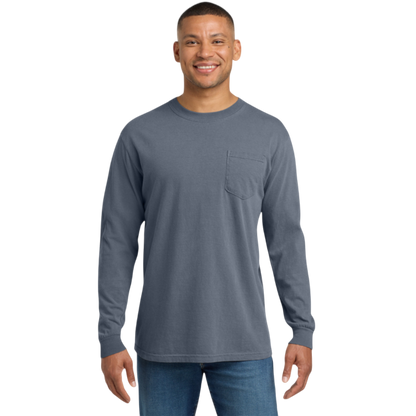 Comfort Colors ® Heavyweight Ring Spun Long Sleeve Pocket Tee