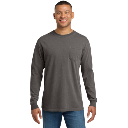Comfort Colors ® Heavyweight Ring Spun Long Sleeve Pocket Tee