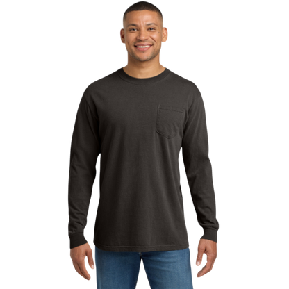 Comfort Colors ® Heavyweight Ring Spun Long Sleeve Pocket Tee