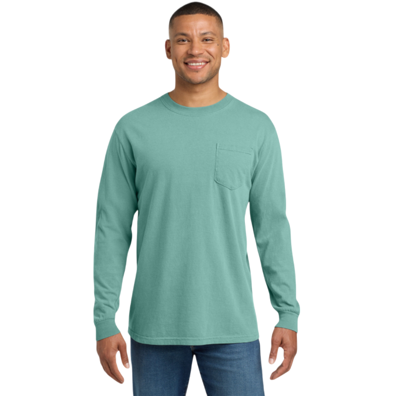 Comfort Colors ® Heavyweight Ring Spun Long Sleeve Pocket Tee