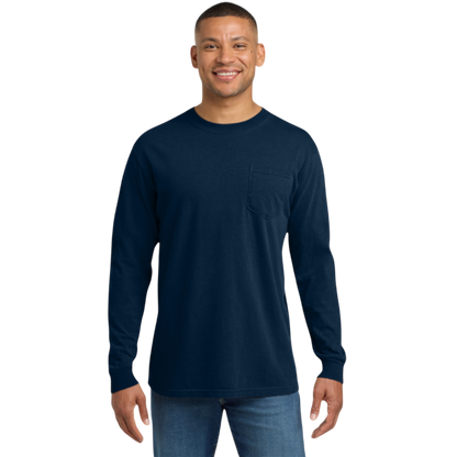 Comfort Colors ® Heavyweight Ring Spun Long Sleeve Pocket Tee