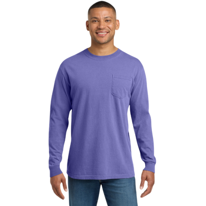 Comfort Colors ® Heavyweight Ring Spun Long Sleeve Pocket Tee