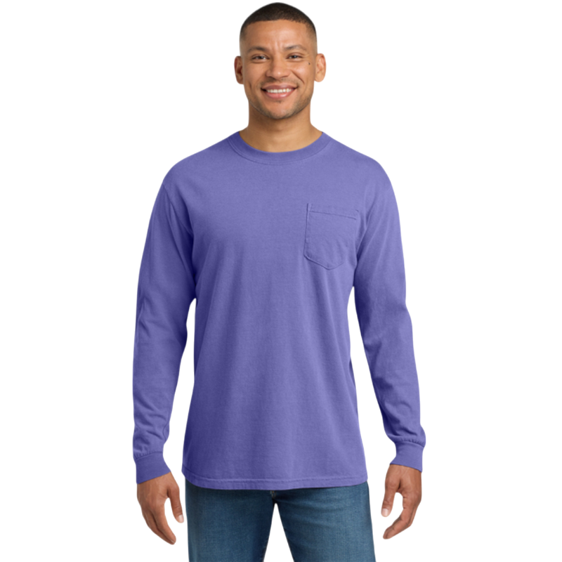 Comfort Colors ® Heavyweight Ring Spun Long Sleeve Pocket Tee