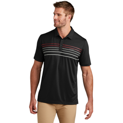 TravisMathew Coto Performance Chest Stripe Polo