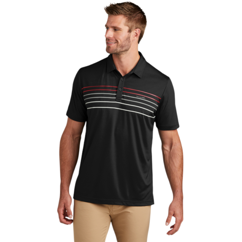 TravisMathew Coto Performance Chest Stripe Polo