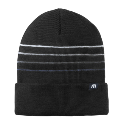 TravisMathew Striped Cuffed Beanie