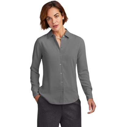 Brooks Brothers® Women’s Full-Button Satin Blouse