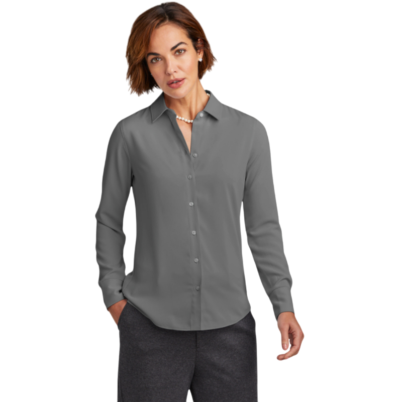 Brooks Brothers® Women’s Full-Button Satin Blouse