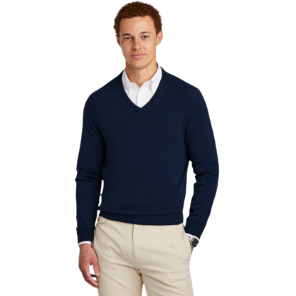 Brooks Brothers® Cotton Stretch V-Neck Sweater