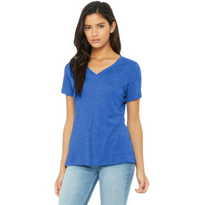 BELLA+CANVAS® Women’s Relaxed Triblend V-Neck Tee