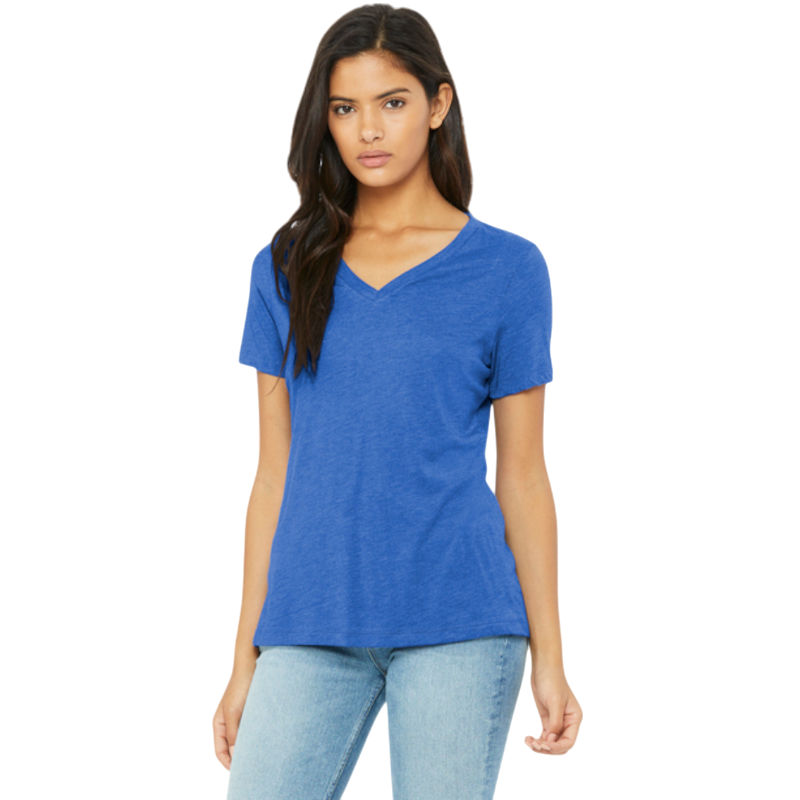 BELLA+CANVAS® Women’s Relaxed Triblend V-Neck Tee