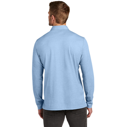 TravisMathew Oceanside Heather Long Sleeve Polo