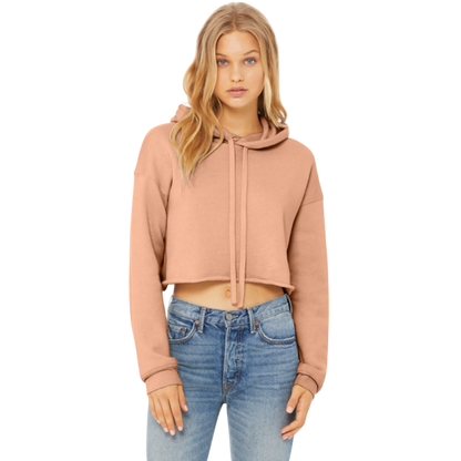 BELLA+CANVAS ® Women’s Sponge Fleece Cropped Fleece Hoodie