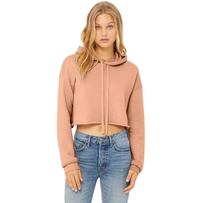 BELLA+CANVAS ® Women’s Sponge Fleece Cropped Fleece Hoodie