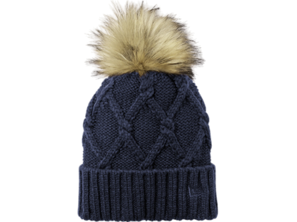 New Era ® Faux Fur Pom Beanie