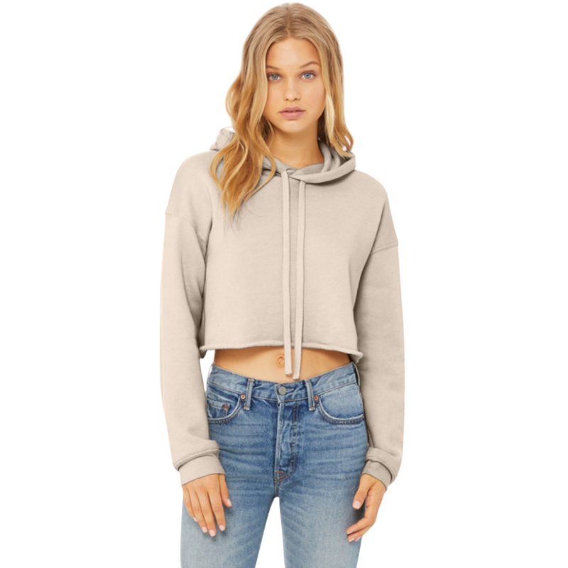 BELLA+CANVAS ® Women’s Sponge Fleece Cropped Fleece Hoodie