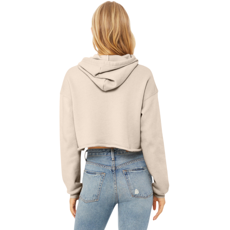 BELLA+CANVAS ® Women’s Sponge Fleece Cropped Fleece Hoodie
