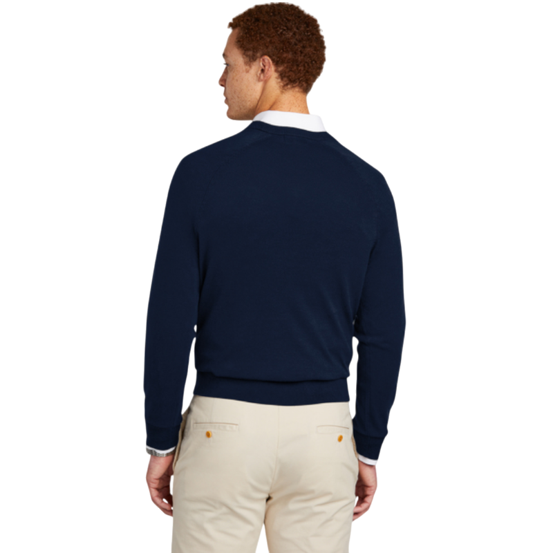 Brooks Brothers® Cotton Stretch V-Neck Sweater