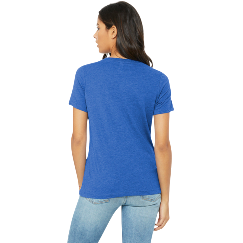 BELLA+CANVAS® Women’s Relaxed Triblend V-Neck Tee