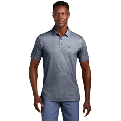 TravisMathew Oceanside Heather Pocket Polo