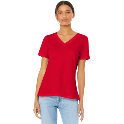 BELLA+CANVAS ® Women’s Relaxed Jersey Short Sleeve V-Neck Tee