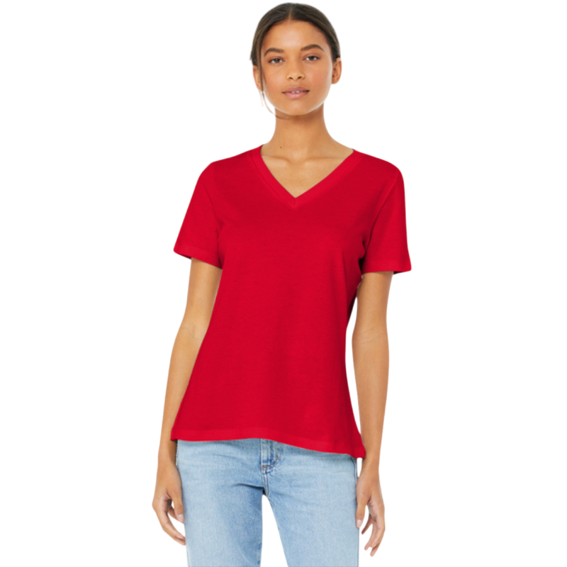 BELLA+CANVAS ® Women’s Relaxed Jersey Short Sleeve V-Neck Tee
