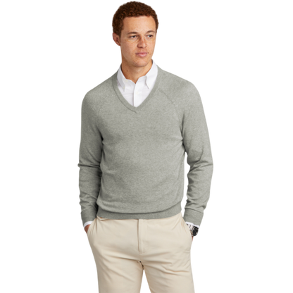 Brooks Brothers® Cotton Stretch V-Neck Sweater