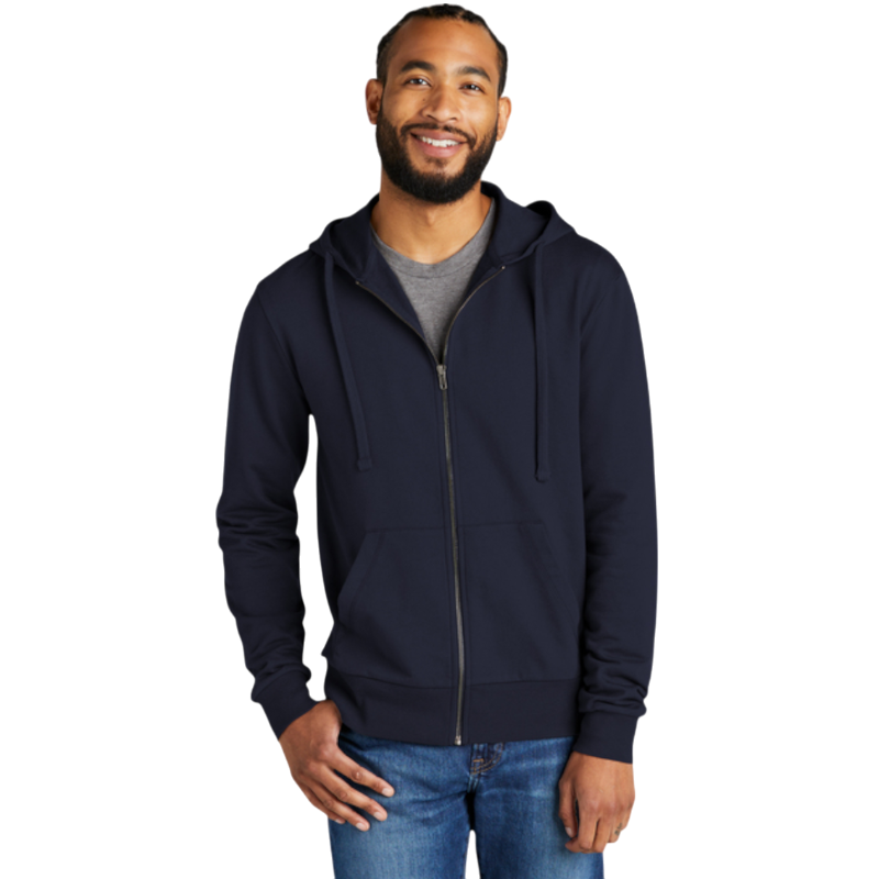 Allmade® Unisex Organic French Terry Full-Zip Hoodie