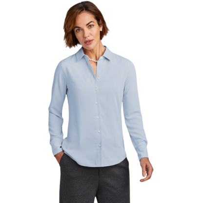 Brooks Brothers® Women’s Full-Button Satin Blouse
