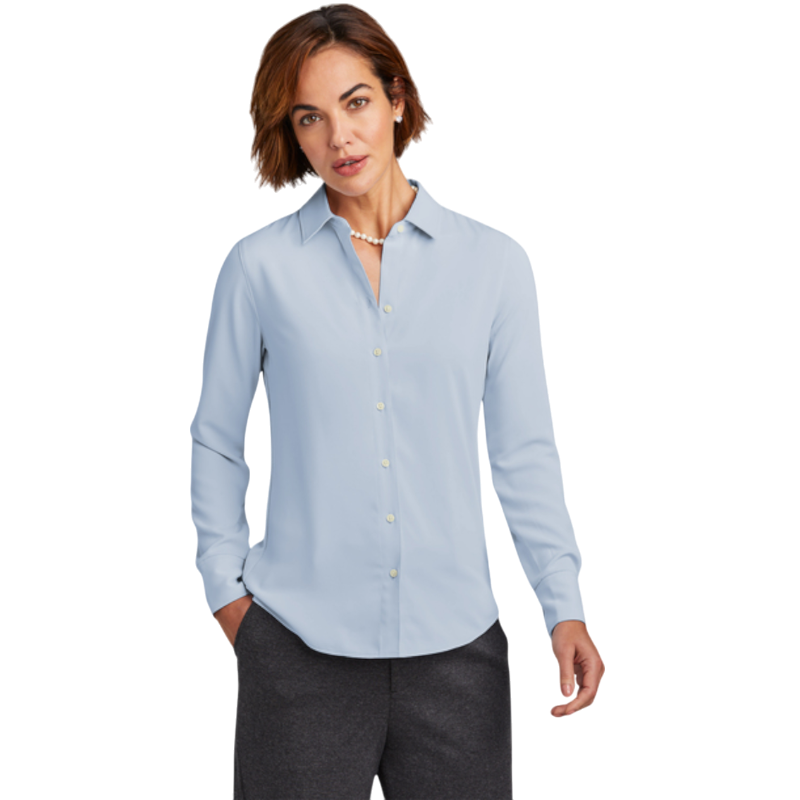 Brooks Brothers® Women’s Full-Button Satin Blouse