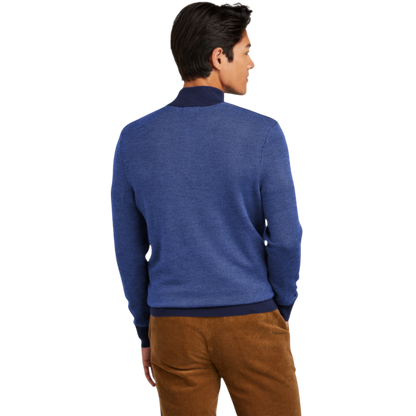 Brooks Brothers ® Washable Merino Birdseye 1/4-Zip Sweater