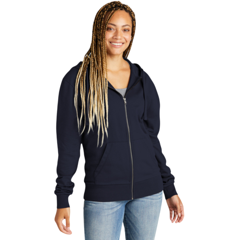 Allmade® Unisex Organic French Terry Full-Zip Hoodie