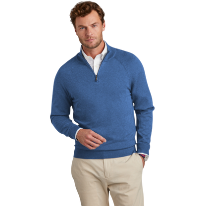 Brooks Brothers® Cotton Stretch 1/4-Zip Sweater
