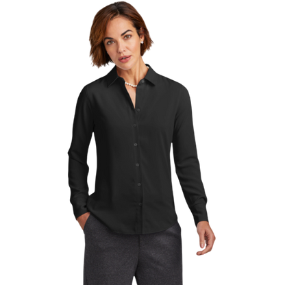 Brooks Brothers® Women’s Full-Button Satin Blouse
