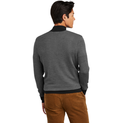 Brooks Brothers ® Washable Merino Birdseye 1/4-Zip Sweater