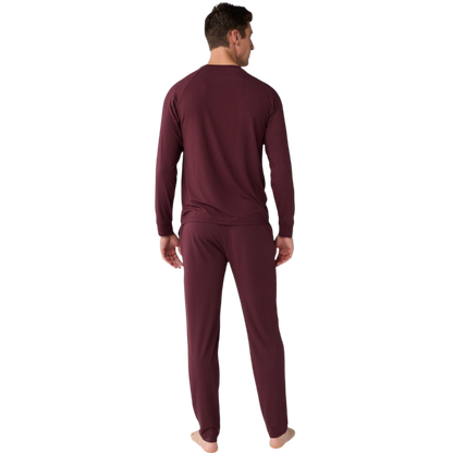 Cozy Earth Men's Bamboo Stretch-Knit Long Sleeve