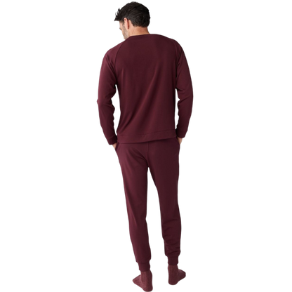 Cozy Earth Men's Ultra-Soft Bamboo Pullover Crew
